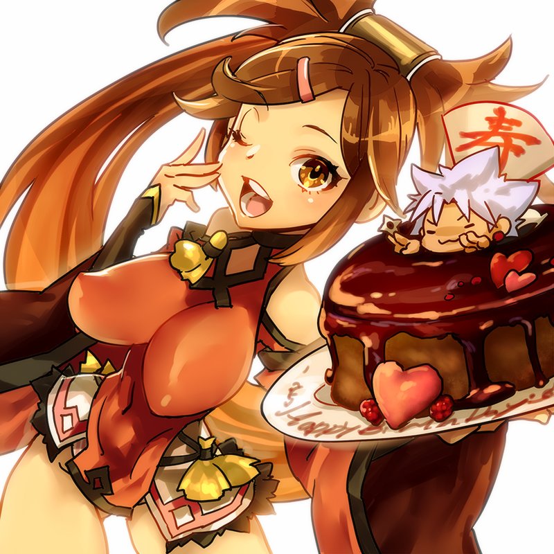 「紗夢誕とチップ誕とバレンタインデーの全てを盛った闇鍋感あふれる絵。
そして全てが」|道玄坂いとり6.3のイラスト