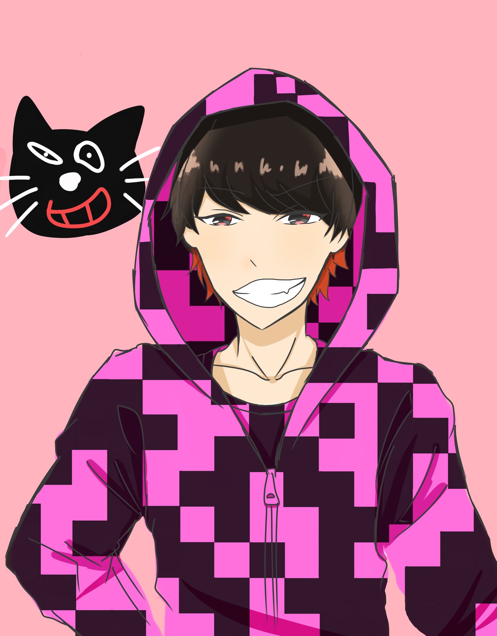 孤猫 初描き マイクラ落書キヨとキヨ猫 キヨってこんな感じでいいんよね 中々人をイラストで描かんから T Co Esoxmhddjb Twitter