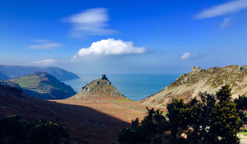 #ValleyofRocks just outside Lynmouth on <a href="/swcoastpath/">South West Coast Path Association</a> - they call this LittleSwitzerland &amp; there are feral goats too