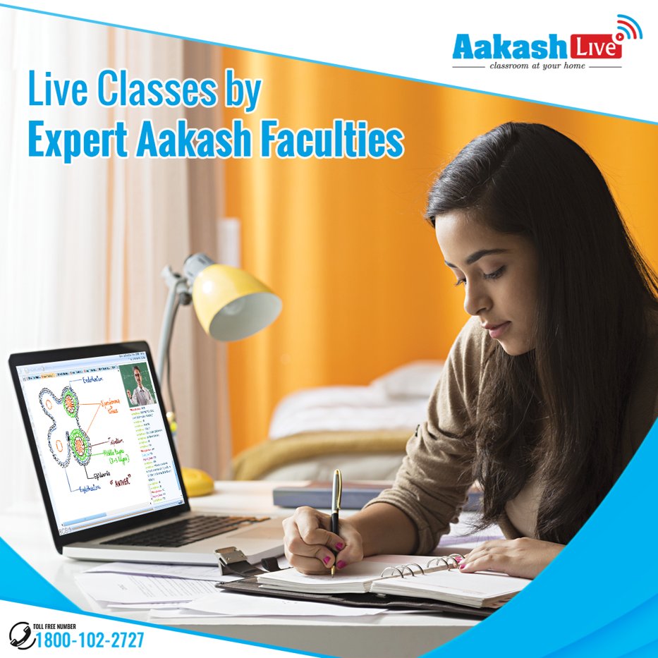 AESL_Official's tweet photo. Enroll now: https://t.co/3zqgOfOC0q for our Online Learning courses and study with top #Aakash faculty, sitting at home. #AakashLive https://t.co/CdHlqapUde