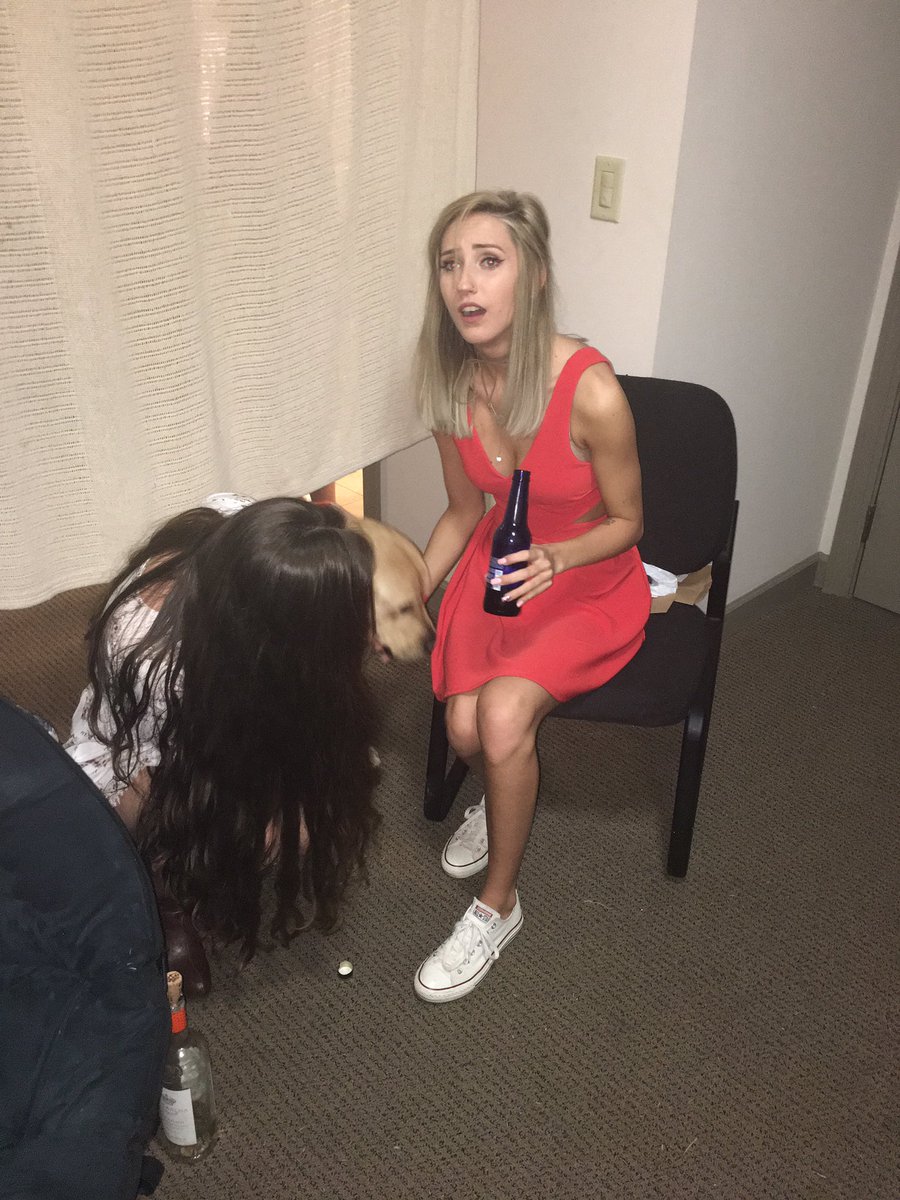 GabiWieder_'s tweet photo. I found a dog at the frat party... https://t.co/xT20mLxXDg