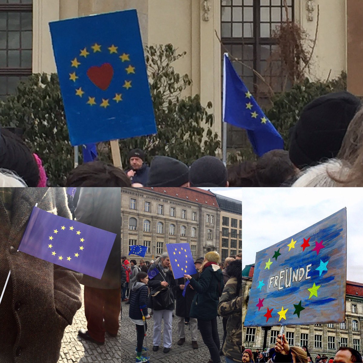 Peine01's tweet photo. Demo für ein in Frieden und Freiheit vereintes Europa. 
Vielleicht hilft es ja 
#pulseofeurope https://t.co/lHrMqT7mVQ