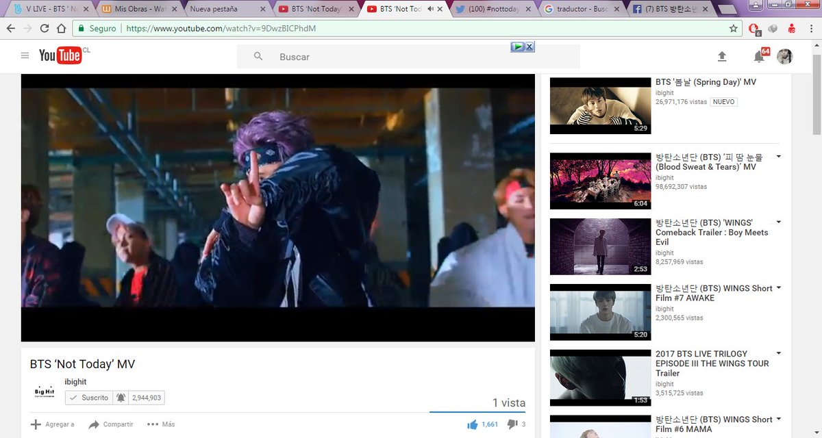 lilapaper's tweet image. #NOTTODAY #BTS  #1view I love the choreography, the music, the stage and they wow OMG. I love BTS 😍@BTS_twt  @bts_bighit