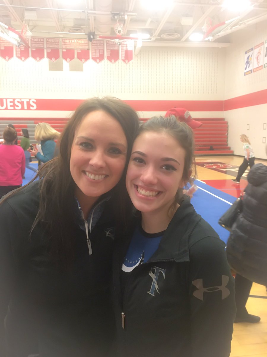 msheart_THS's tweet photo. Great last meet with these 2 incredible ladies. #ProudCoach #TitanGymnasts @TartanGymnasts https://t.co/KX7cjvwjwl