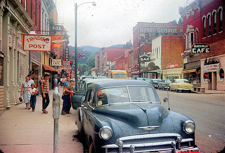 Main Street, Deadwood, South Dakota, 1952