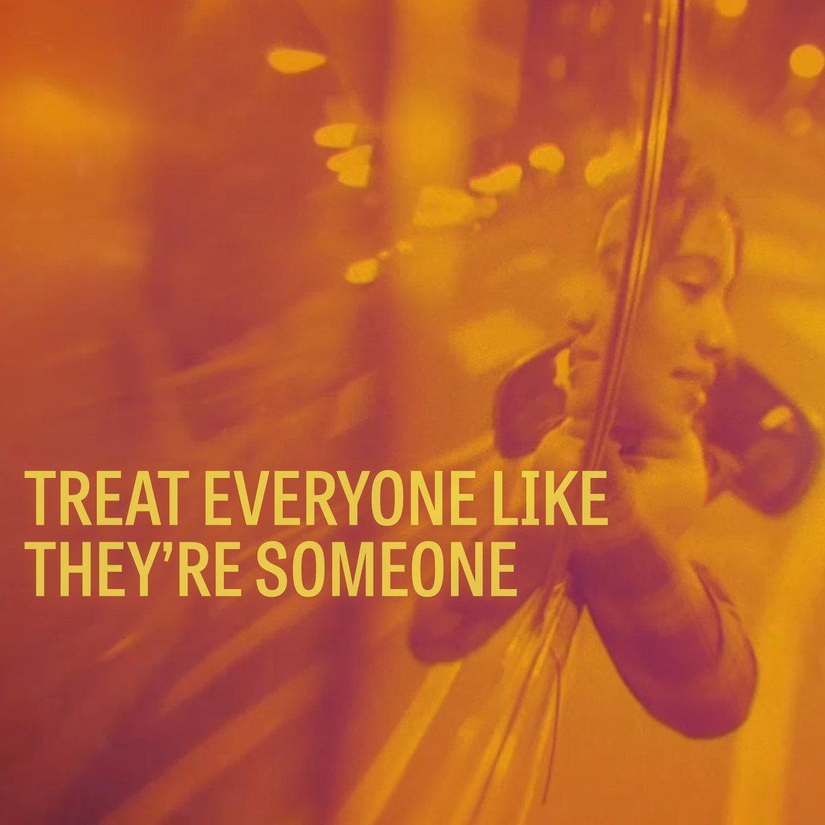 COTHAStudents's tweet photo. Treat everyone like they’re someone.
#RoadTripSeries #XP3HS https://t.co/yjBMuqyWJE