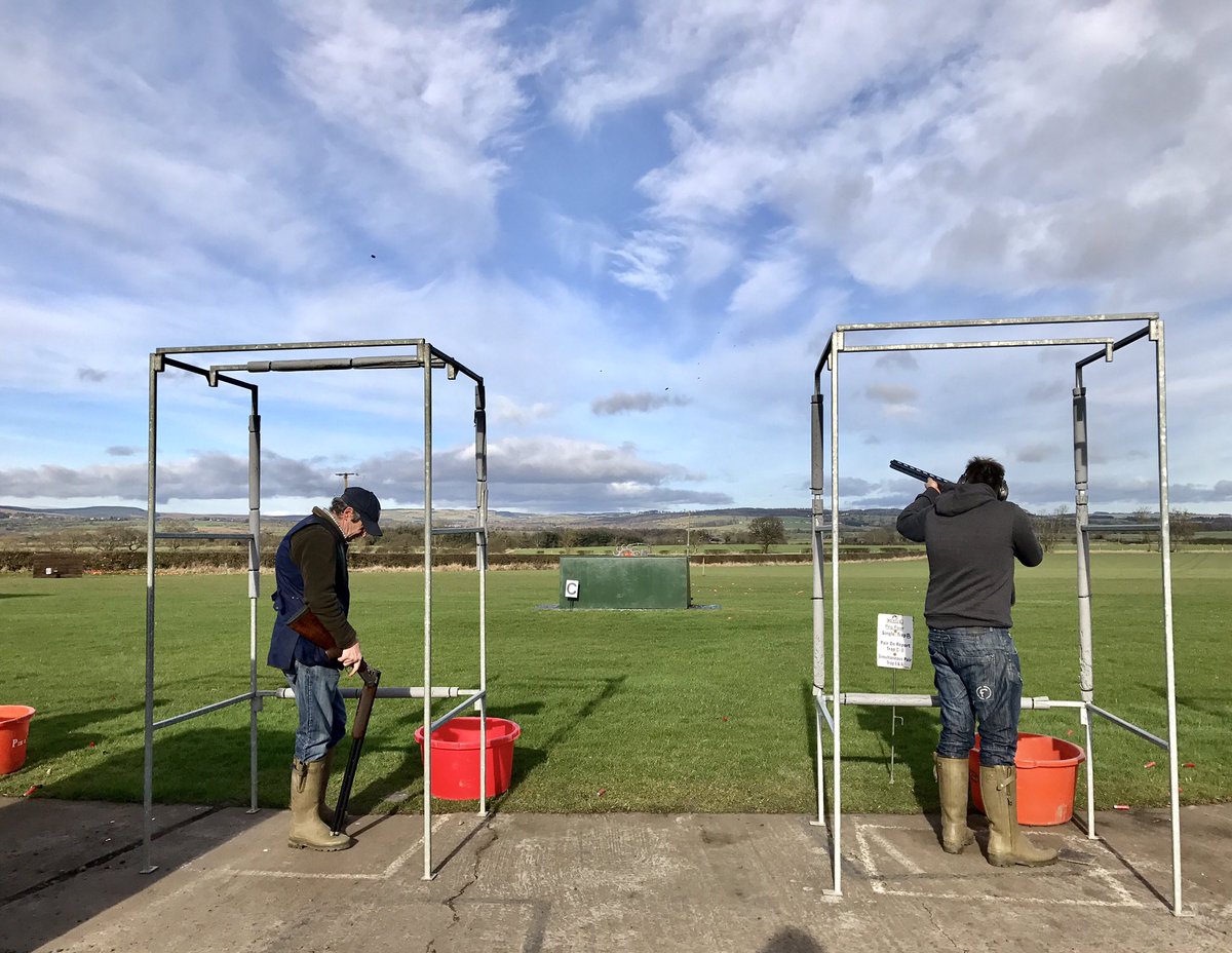 Busy day at @bywellshooting & great to hear so many people looking forward to the Charity Shoot in May 👍 #NorthumberlandHour
