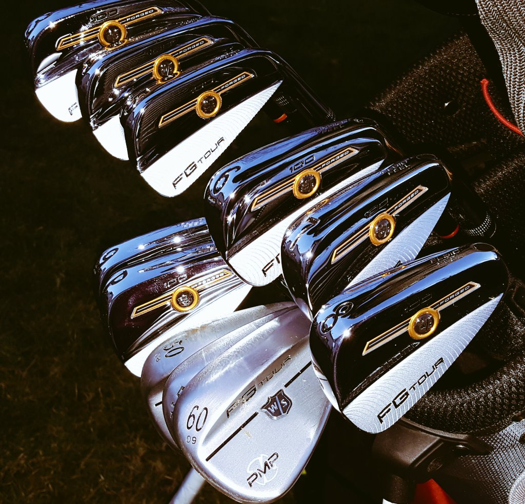 Waazzupppp's tweet photo. @4golfonline @YouTube I carry the @WilsonGolf #FGTour #F5Driver #100Blades and the #PMPWedges and have never been happier with my bag! https://t.co/xoAsnZq8W2