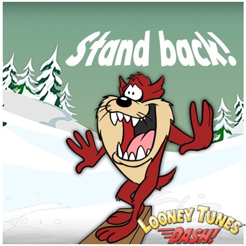 #SundayMorning Flattery will get you nowhere😶 Stand Back‼️‼️ you can't 😜fool 🅼🅴 again. #LooneyTunesDash💨 zynga.my/LTD