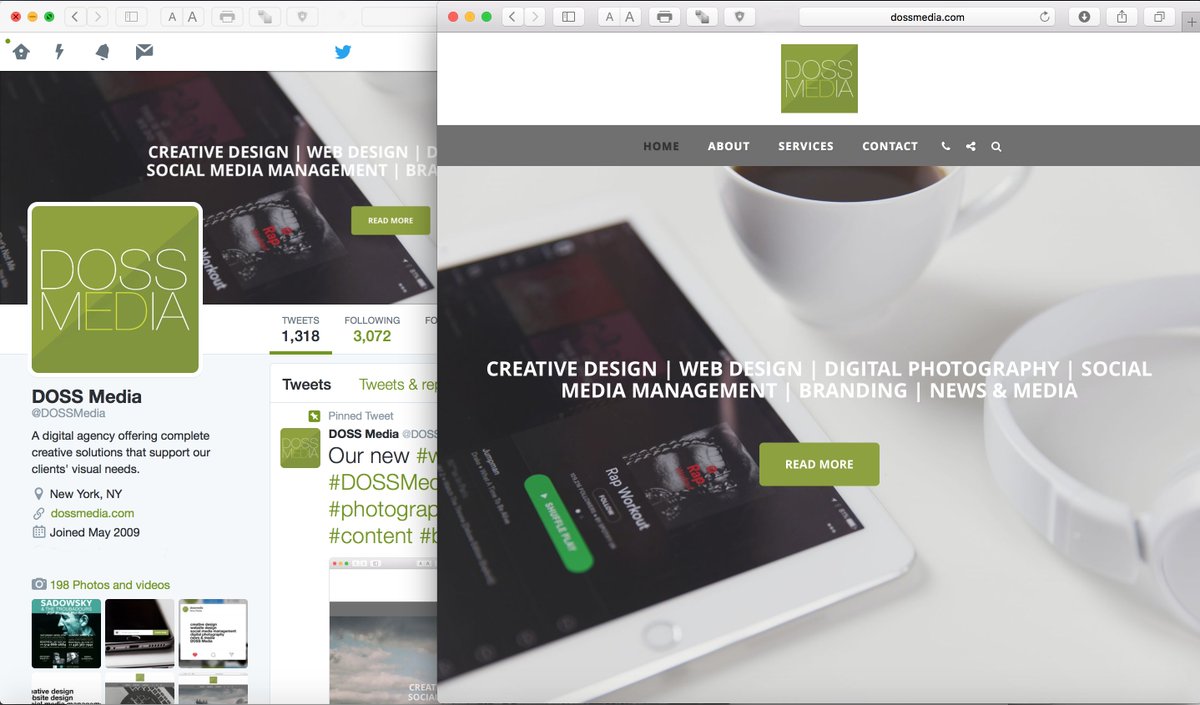 DOSSMedia's tweet photo. Need #branding? Contact us to discuss your #creativeneeds @ https://t.co/lGv8uflAbQ #design #webdesign #socialmedia #photography #DOSSMedia https://t.co/Jz2wrcg5xy