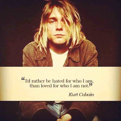 Happy birthday Kurt Cobain. Truly legend 