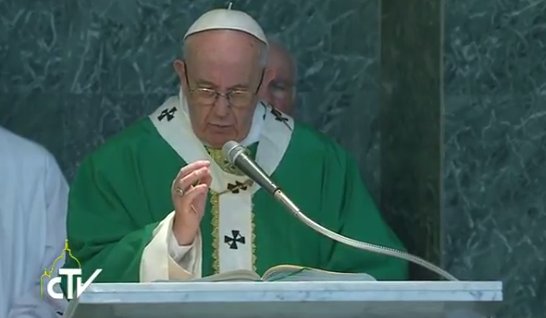 #PopeFrancis: Take a small step toward holiness: pray for someone you don't like, someone who has spoken ill of you