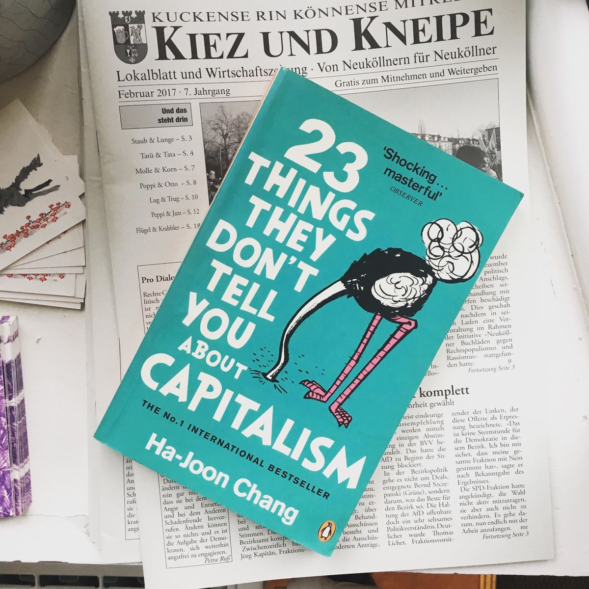 blinkist's tweet image. The pitfalls of modern capitalism explained ⚠️️  Read the blinks here: blnk.st/2l1ChBr #capitalism #nonfiction #TwitterSmart