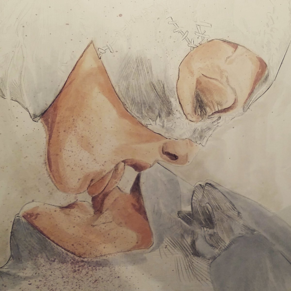 Been a while! Latest piece. Testing my skills on legendary scene from batman returns.