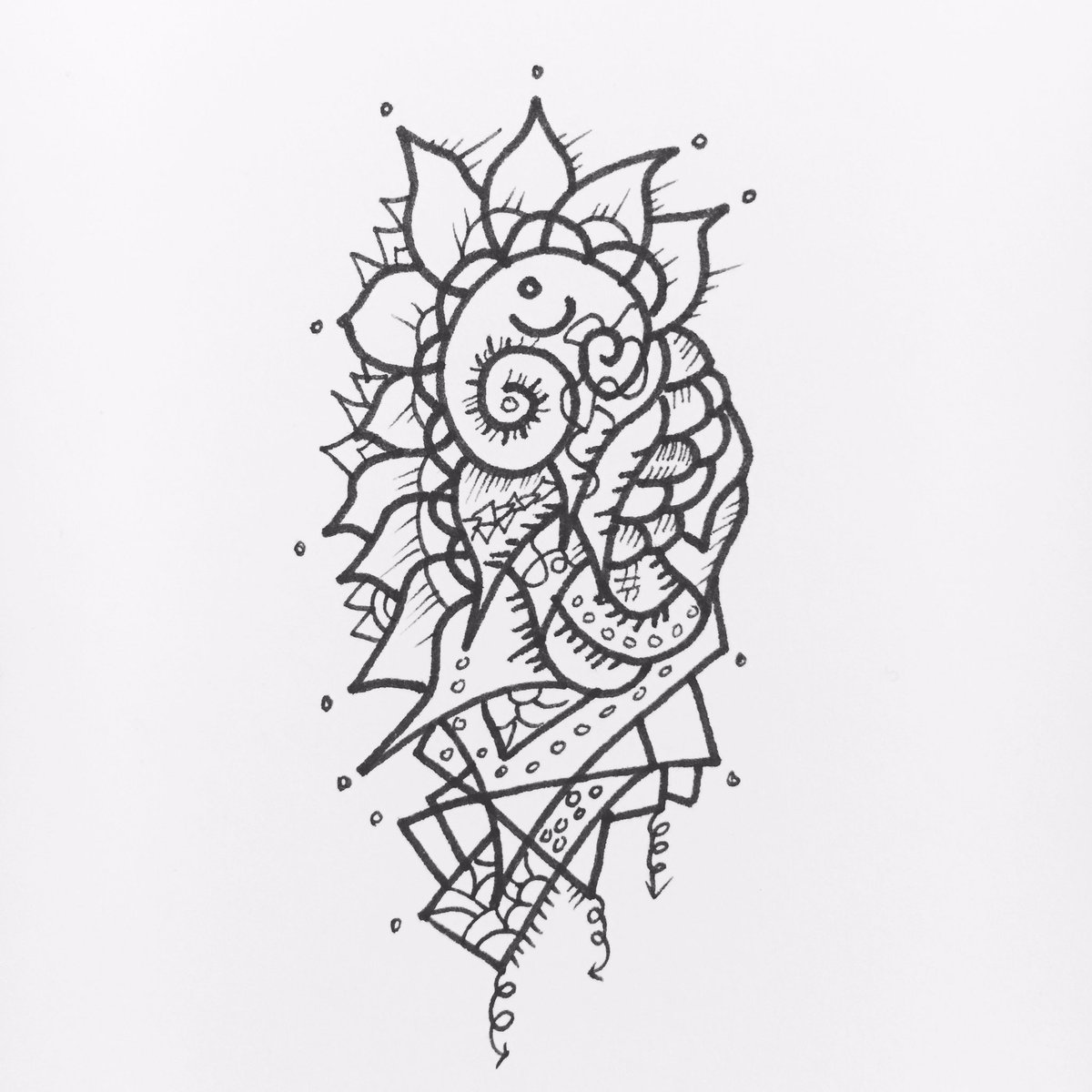 DecyDesign's tweet image. Flower...We listen... #illustration #art #gallery #flower #doodle #draw #pencil #sketchbook