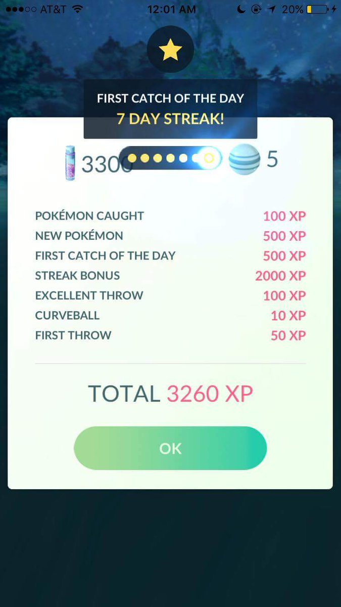 #pokemongo Highest XP From Capture!