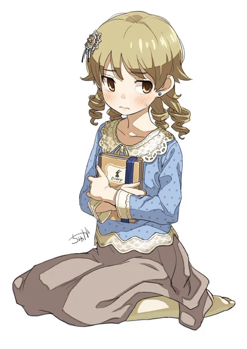 デレステ落書き。最近お気に入りの森久保乃々。 