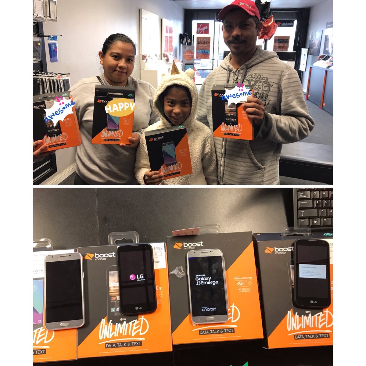 CanaryWireless's tweet photo. Happy Customers at #CanaryWireless #34 #bestfamilyplanever #WeekendWarrior 😁 https://t.co/fs1J6AJPnn