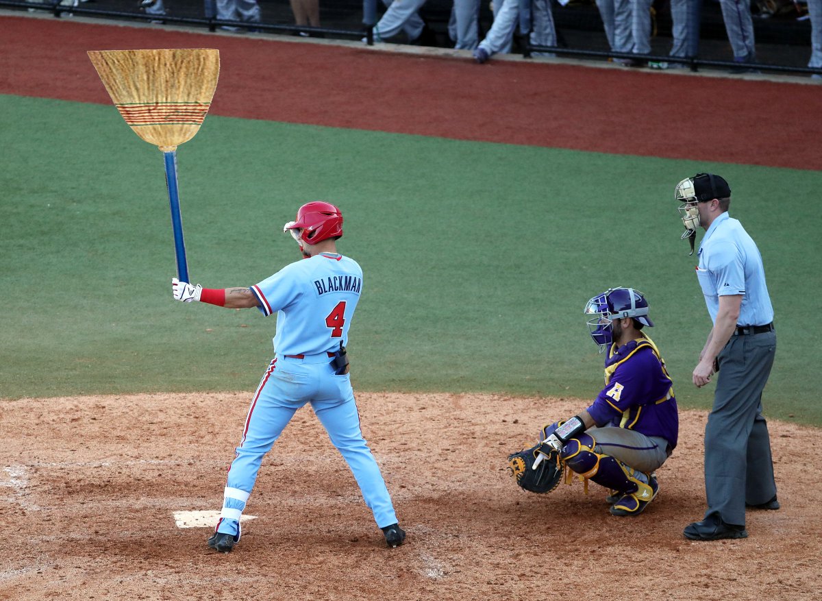 Yep. 

#JustSweepinUp @BlackmanTate

<a href="/OleMissBSB/">Ole Miss Baseball</a>