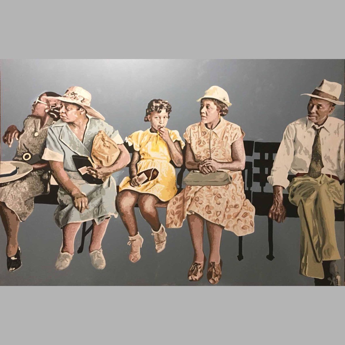 ArtDavidRoper's tweet photo. #1950 #MCM #CivilRights #originalpainting #DavidRoper #Artist https://t.co/0mnHQNMI2Q