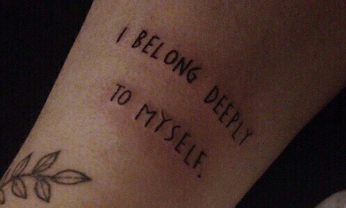 HLeeHemmo's tweet photo. 3-set three
You belong to yourself. This is your body, your life, your NO. You are no one's but yourselves
You belong to yourself first🖤 https://t.co/pnAob9csd6