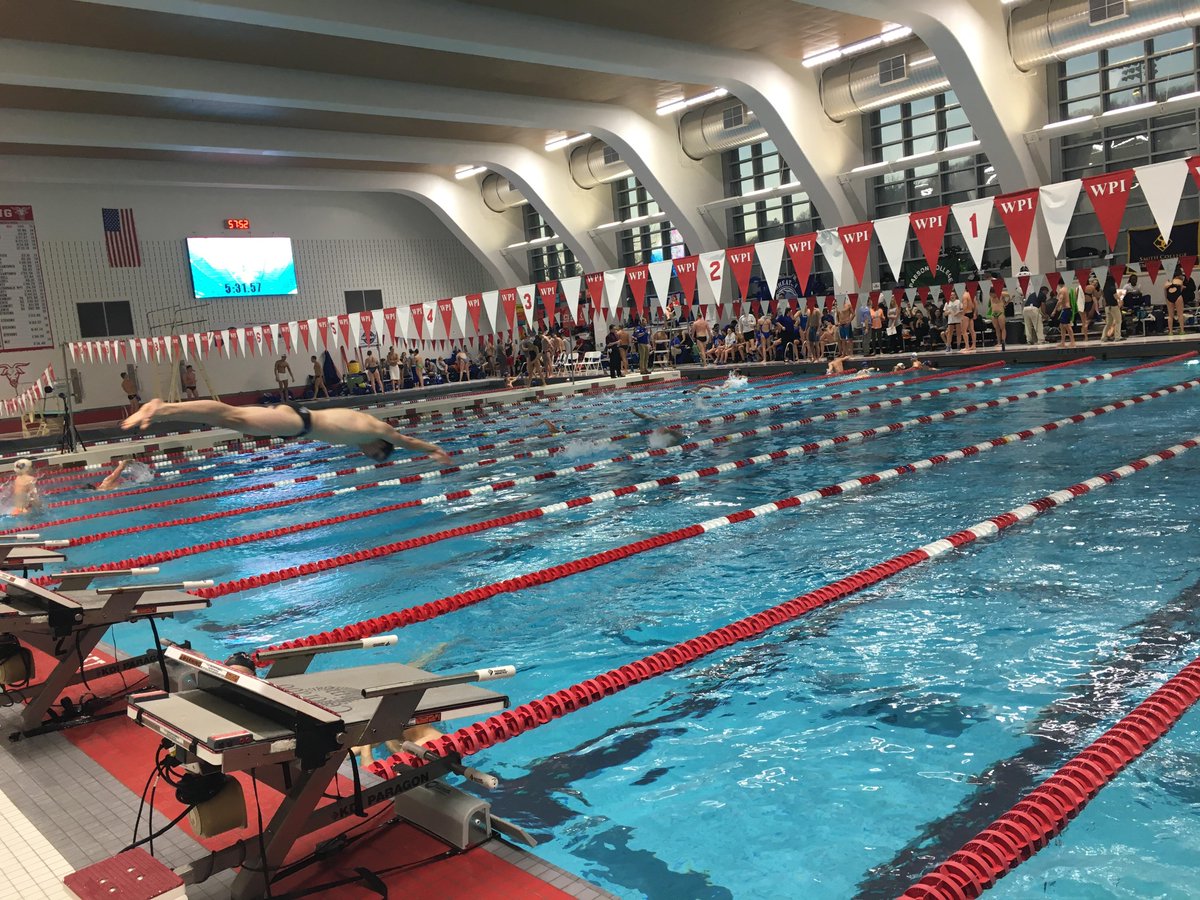 WPIAthletics's tweet photo. Welcome to our final competition!! #NEWMACSD Meet starts at 6pm! Come out and support all who are competing today!! https://t.co/3bk7fvFUAE