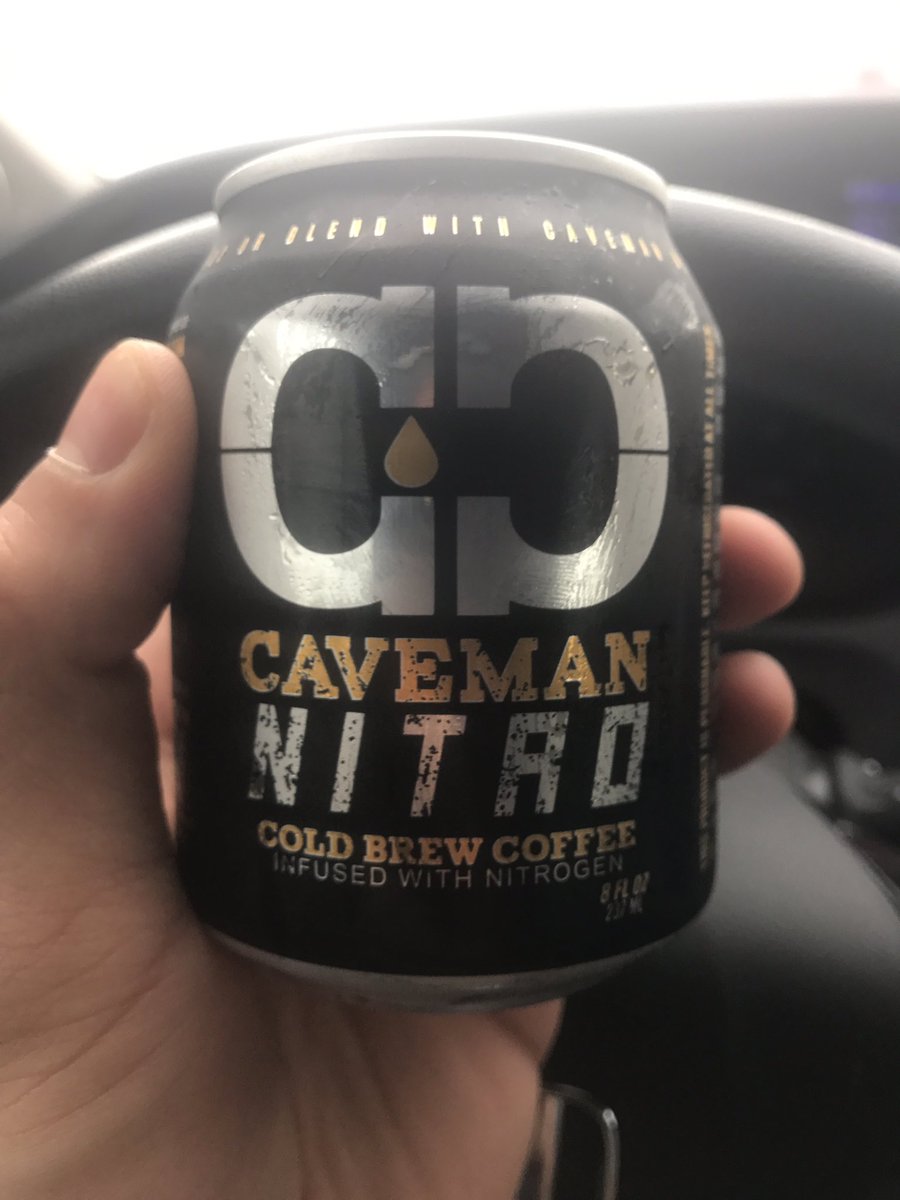 cerdafied29's tweet photo. Best way to get my day going! @CavemanCoffeeCo @TaitFletcher #nitrobrew #ohshit #thisisstrong https://t.co/Df1oFD0Mbj
