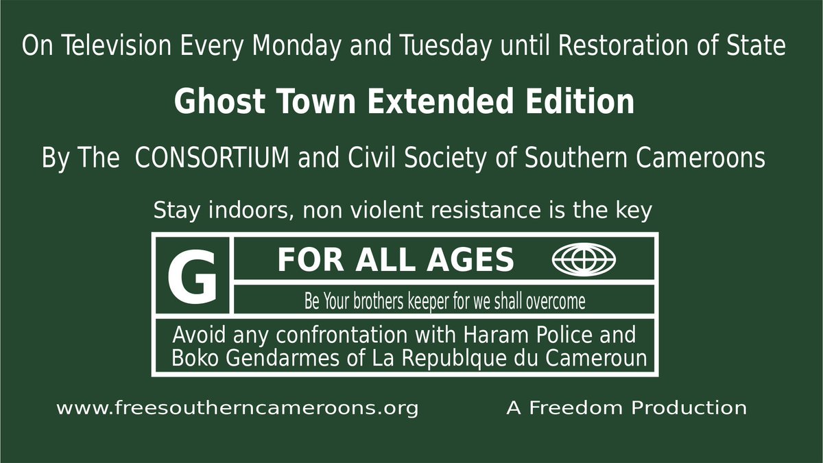 Ambaexit's tweet photo. We shall continue to resists until our statehood is restored Call home now n inform. #FreeSouthernCameroons we will #BringBackOurInternet https://t.co/P9w6U4IzuP