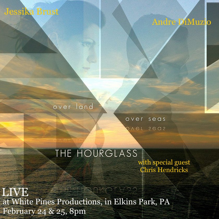 JessikaBrust's tweet photo. @TheHourglassDuo, with special guest @chendricksmusic -- includes myself and @AndreDiMuzio LESS THAN ONE WEEK! #gethourglassed https://t.co/HL66N6b4Gq