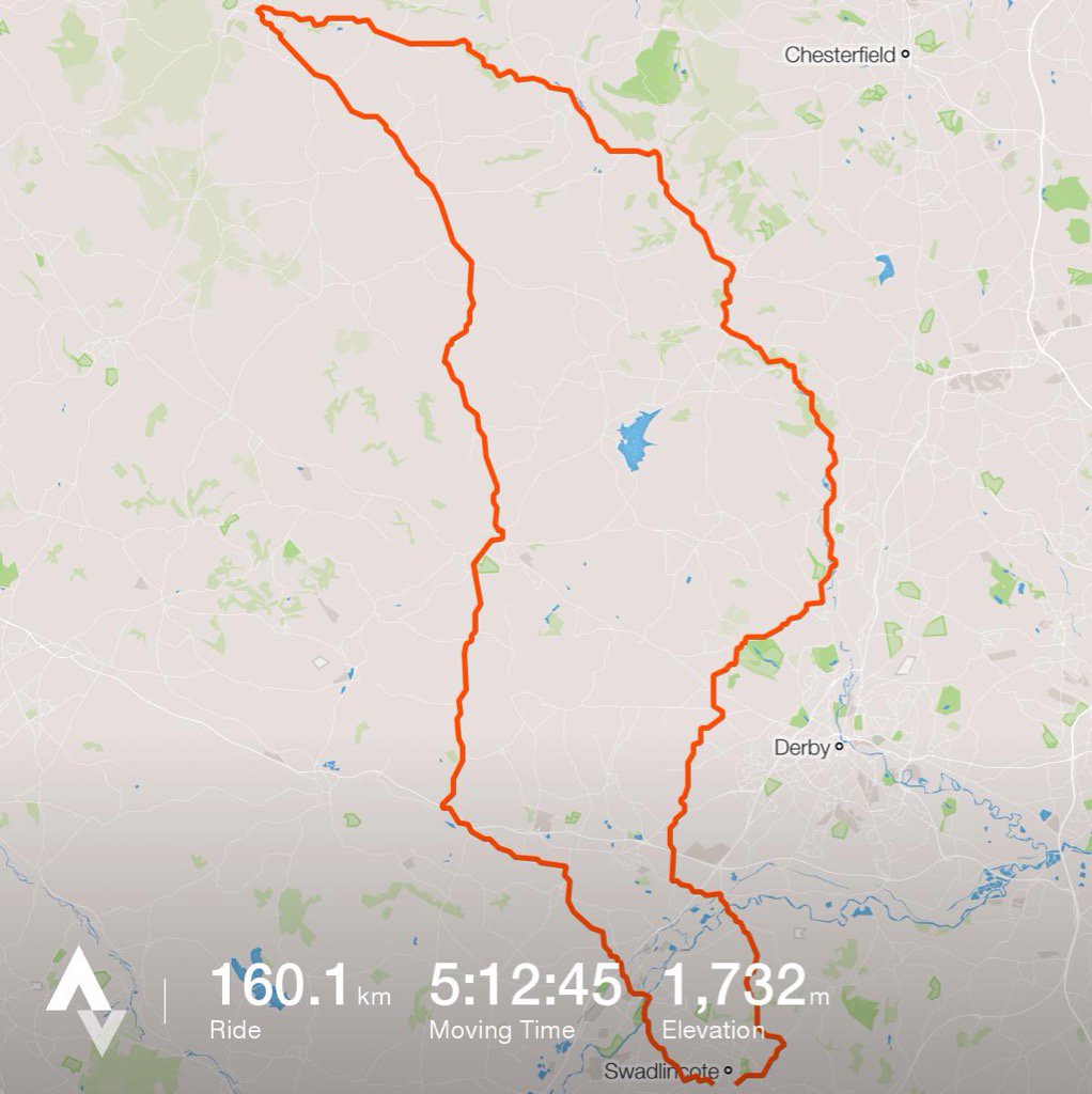 Long way for an old man. 
strava.com/activities/872…