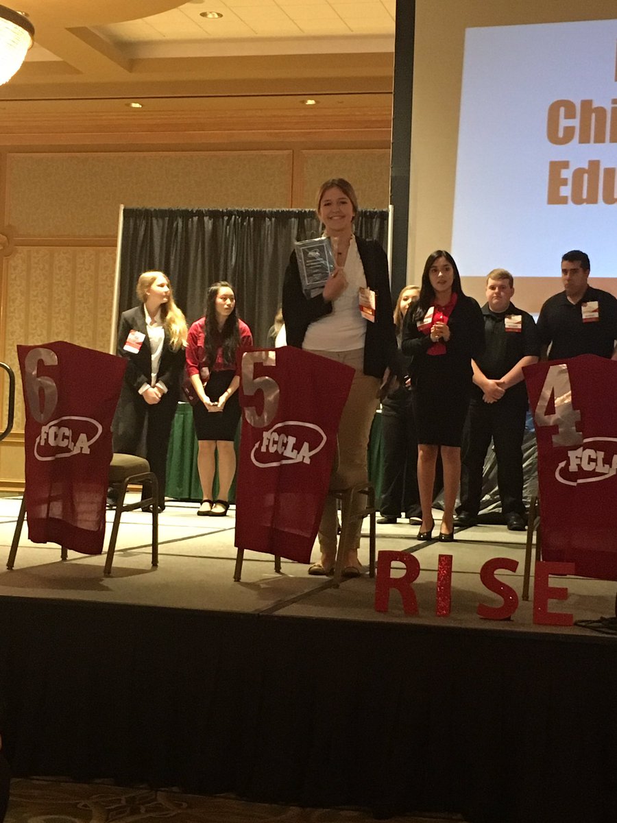 CBHSFCCLA's tweet photo. Congratulations also goes to Alyssa on placing 5th in her category of Childhood Education🎉👏🏼 #proud #wearestatebound @Alyssa_is_coool https://t.co/cbxEiPbkOD