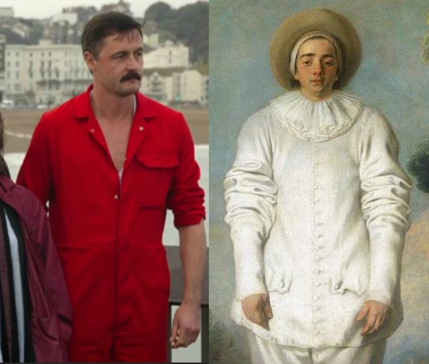 Just me or is there something of Watteau's Gilles in Pascal Anson tonight? Quite cute. Really enjoying episode 2 #thebigpaintingchallenge