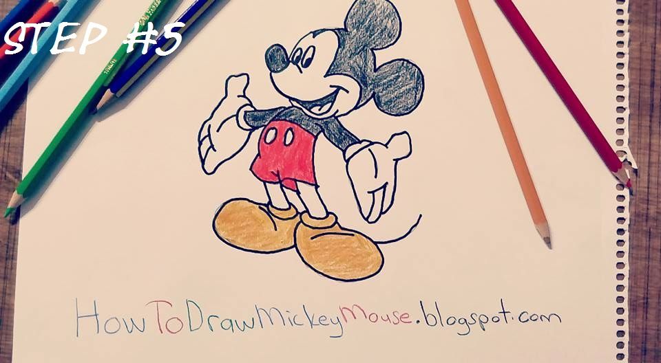 how to draw minnie mouse full body