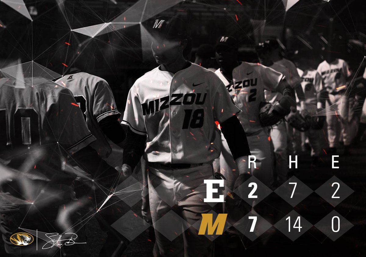 HANDSHAKES! 🤝🤝🤝

#Mizzou takes the series after a 7-2 Sunday win! Tigers are 3-1 on the year!

#MIZ #C2E 🐯⚾
