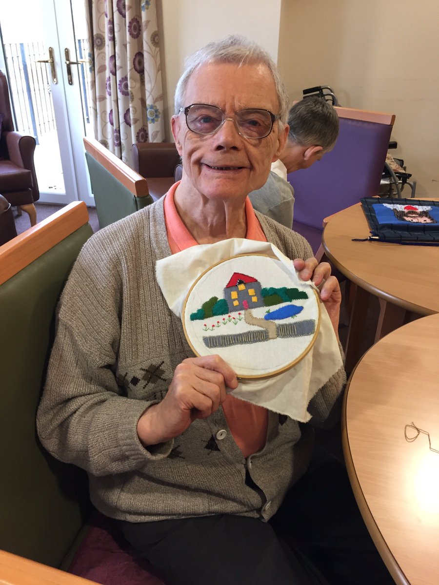 Springhill_Care's tweet photo. Creative #Sewing at Springhill Care Home #Accrington https://t.co/sp9ooST7fc #ResidentsActivities https://t.co/oFJPIscD3O