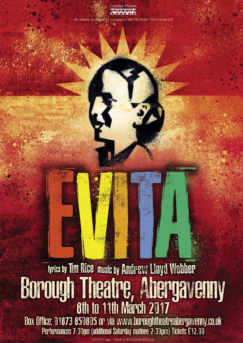 ConceptPlayers's tweet photo. Only 2 weeks befor our Evita arrives @YFenniBorough Abergavenny. Book online now https://t.co/lvPV59PyBU https://t.co/6hfoPODYxx