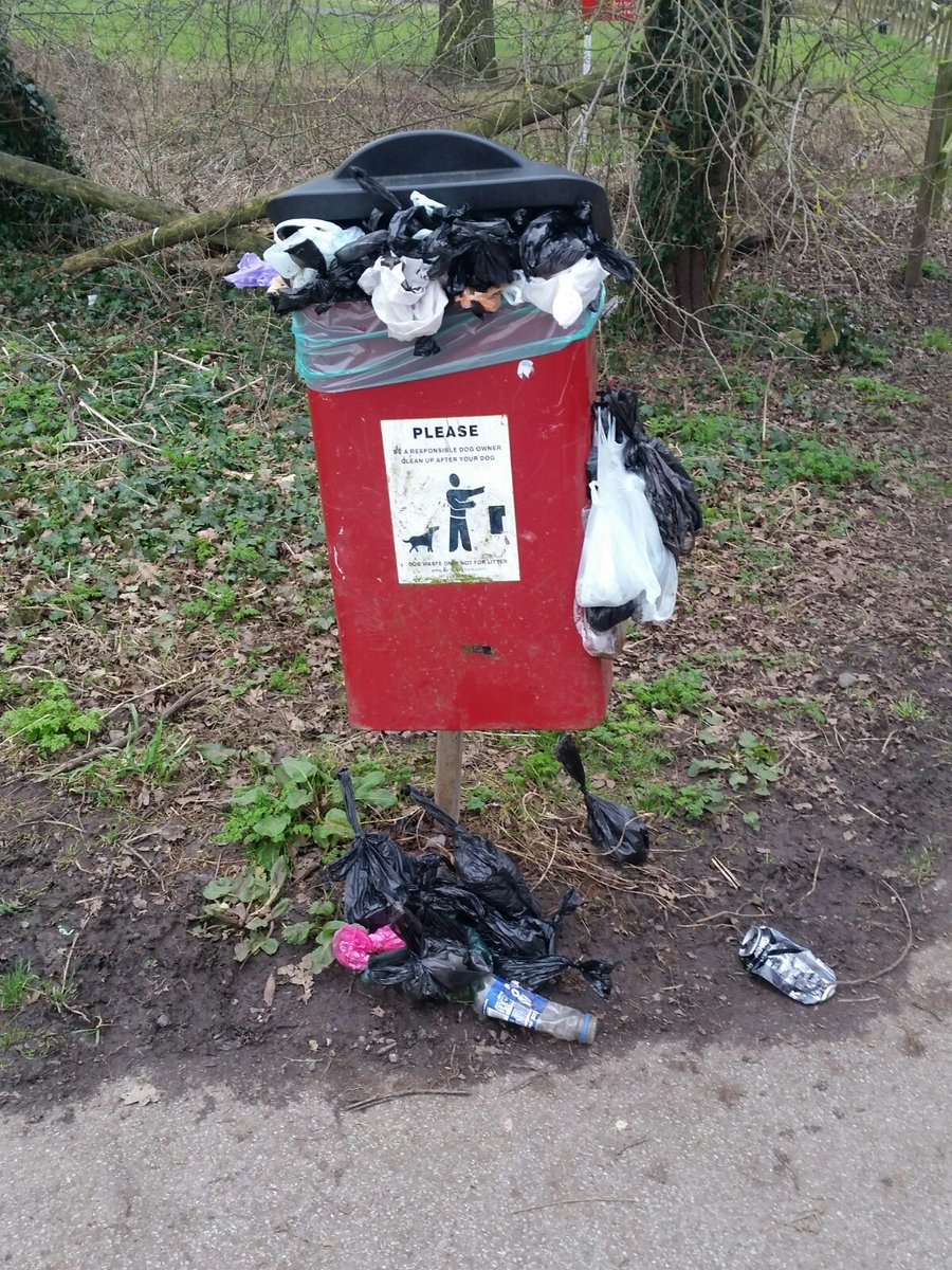tony830's tweet photo. @CheshireEast please empty the bins this is out of order and a disgrace to you you go on about people picking it up you are just as bad https://t.co/YbDTtPr7Sa
