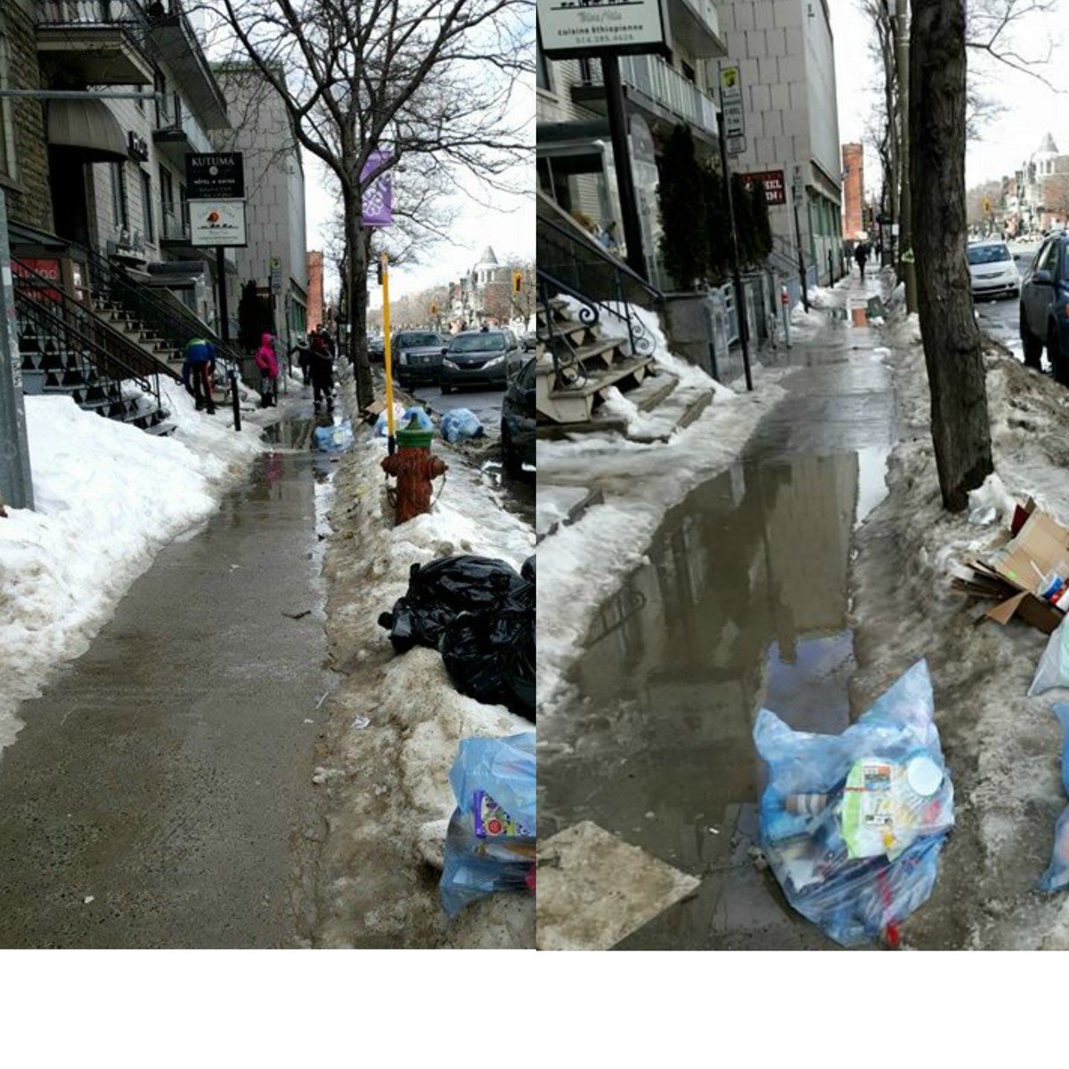 MediaJPS's tweet image. Les premiers services d'un arrondissement c'est la collecte de déchets et la propreté,Plateau Mont-Royal s.v.p ramassez rue St-Denis #PolMtl