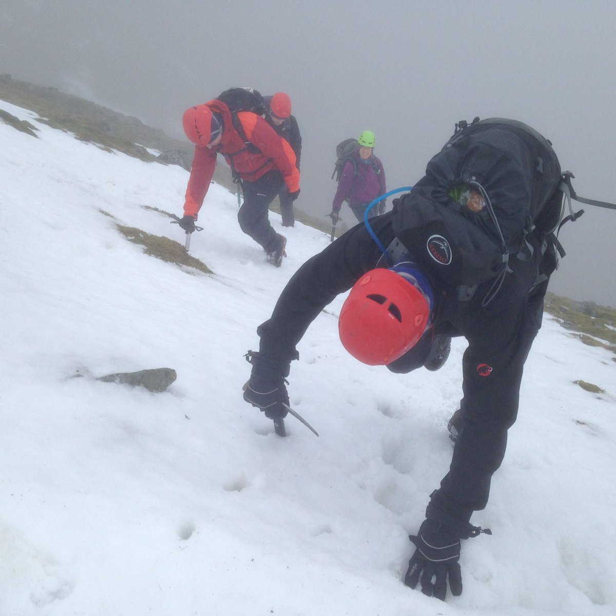 Tropical temps for the Welsh Winter Skills @PlasyBrenin.