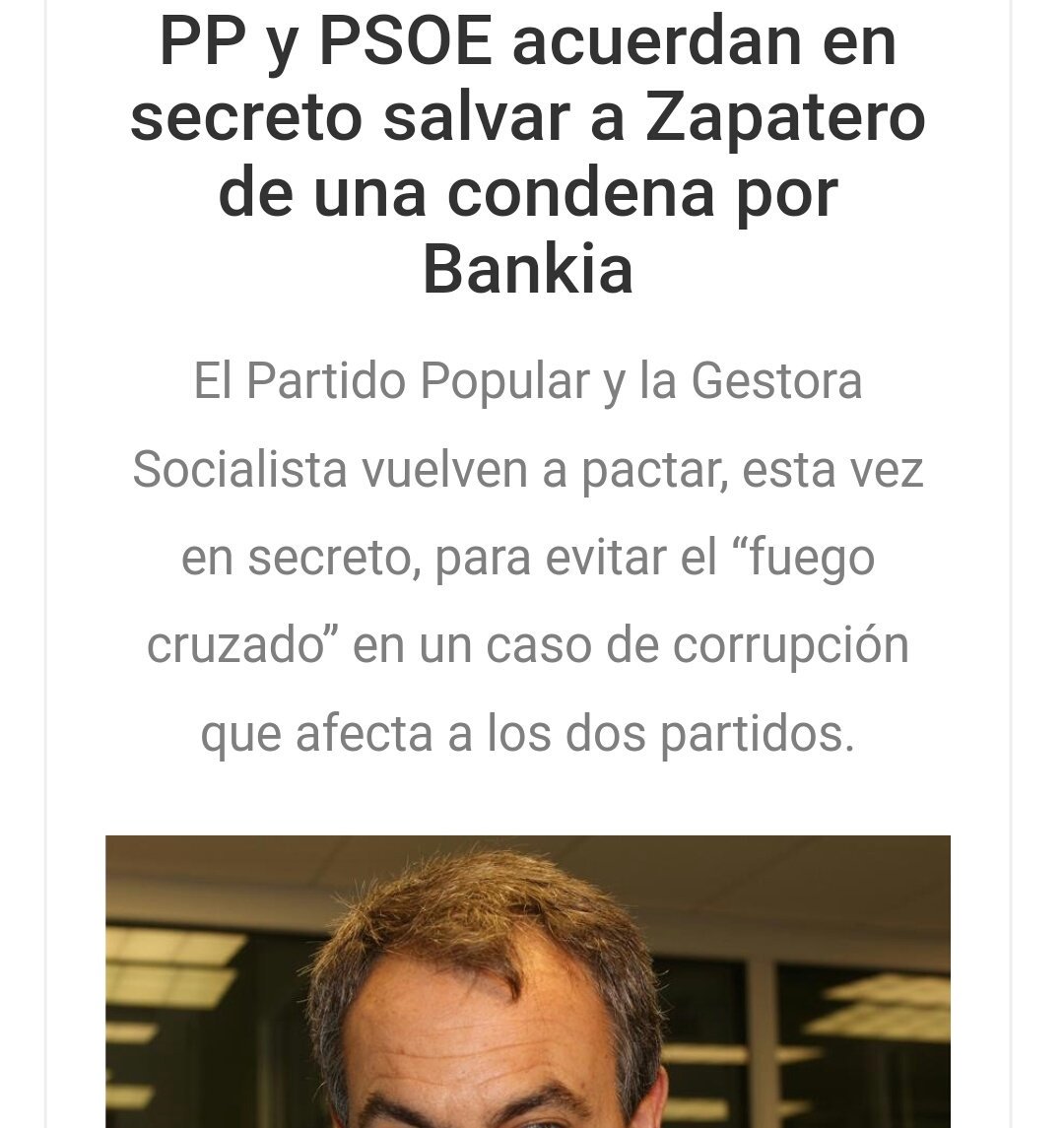 Sentid2016Comun's tweet photo. #PP y #PSOE acuerdan en secreto salvar a Zapatero de una condena por Bankia.
Motivos reales de la Gran Coalición.
https://t.co/6qWzUeNwsV https://t.co/6kIjdgZi0x