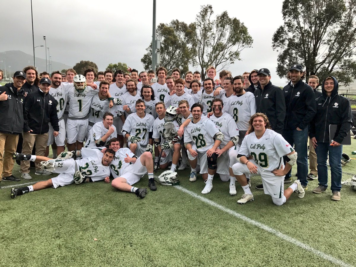 CPPrezArmstrong's tweet image. Cal Poly Lacrosse defeated UCSB 4-3!  Go Mustangs! @CalPolyLax