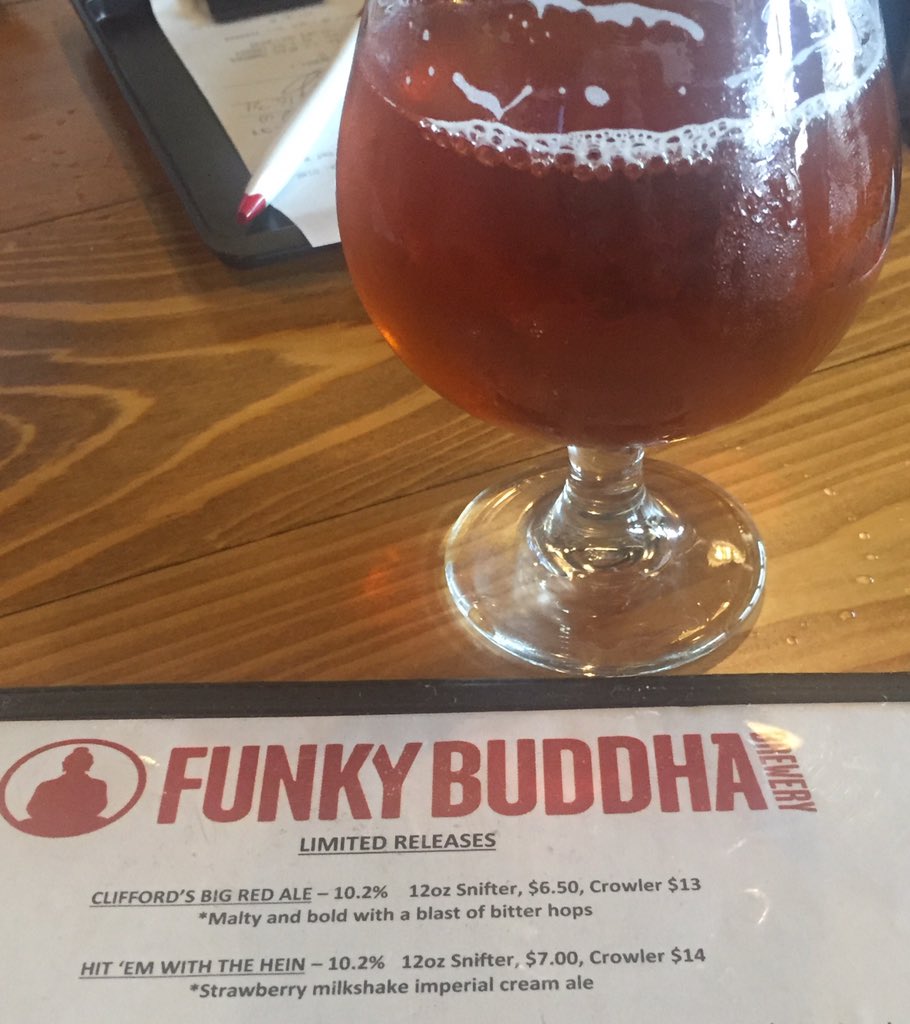 breublin's tweet photo. Stopped by @funkybuddhabrew today and had a Hit 'Em With The Heinnnnn! @Siriusjay @jonhein @sternshow https://t.co/QAQTuQu4IF