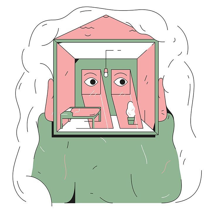 Leander Assmann’s illustrations are full of paired-back shapes and patterns > goo.gl/zke4Z4