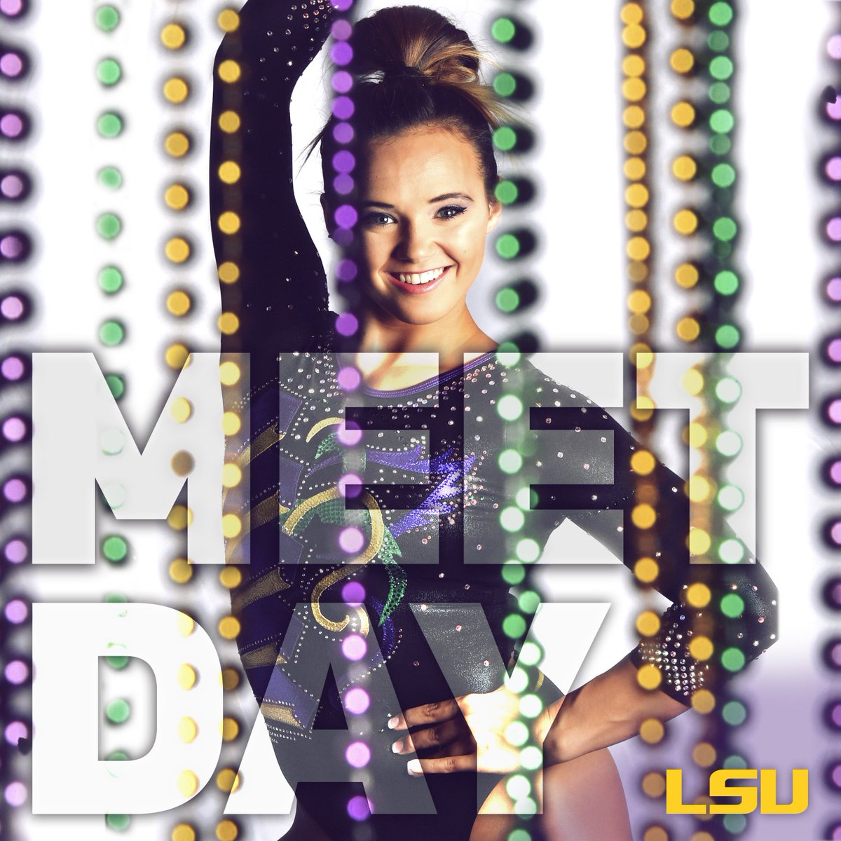 LSUgym's tweet photo. It's almost MEET TIME!
LSU, GWU and Iowa are set for a 2:31 CT first vault. 
Video: https://t.co/5TfBCwiv59
https://t.co/Gzd6lCCxEU https://t.co/O1Wfqjvtfv