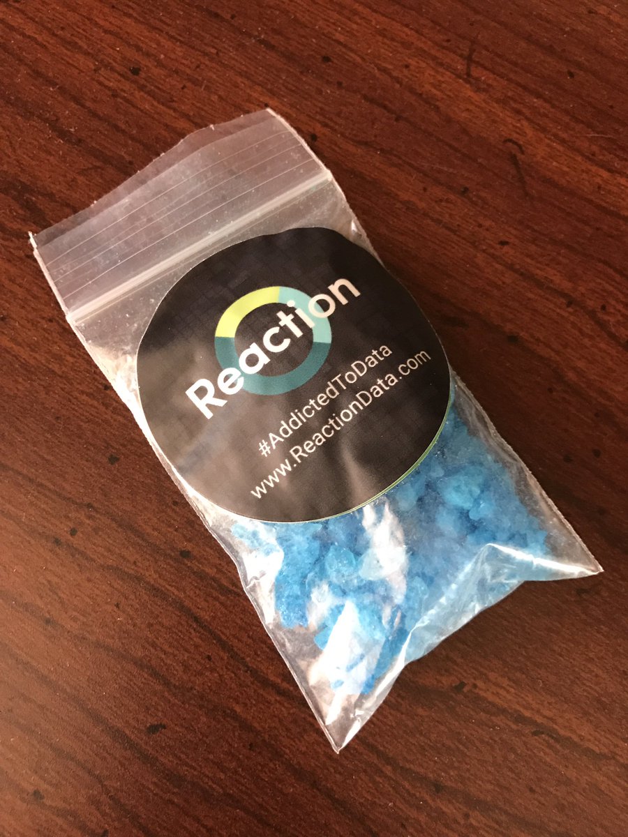 ReactionData's tweet photo. Even though peer60 is now Reaction, we're still packing the purest data. Come get your fix at booth 2530. #himss17 #addictedtodata. https://t.co/9TcqnnWdS9