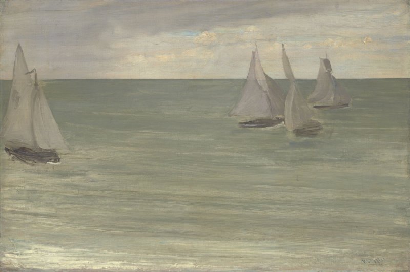 Whistler, Trouville (Grey and Green, the Silver Sea), 1865.

ART INSTITVTE CHICAGO artic.edu/aic/collection…