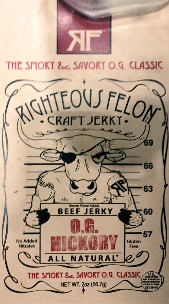 Delicious jerky at <a href="/RighteousFelon/">Righteous Felon</a>. Check out all of their flavors! The Chipolte is a sneaky heat!  #BostonWineExpo