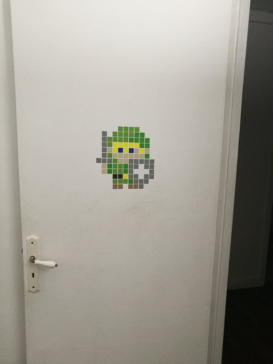 Antiz96's tweet photo. Hey you :D <3
#Stickaz #PixelArt #Zelda #Link #MrGreenHat #LaPorteDeMaChambre https://t.co/L8mHGsfUcf