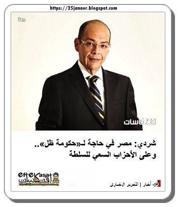 شردي: مصر في حاجة لـ«حكومة ظل».. وعلى الأحزاب السعي للسلطة