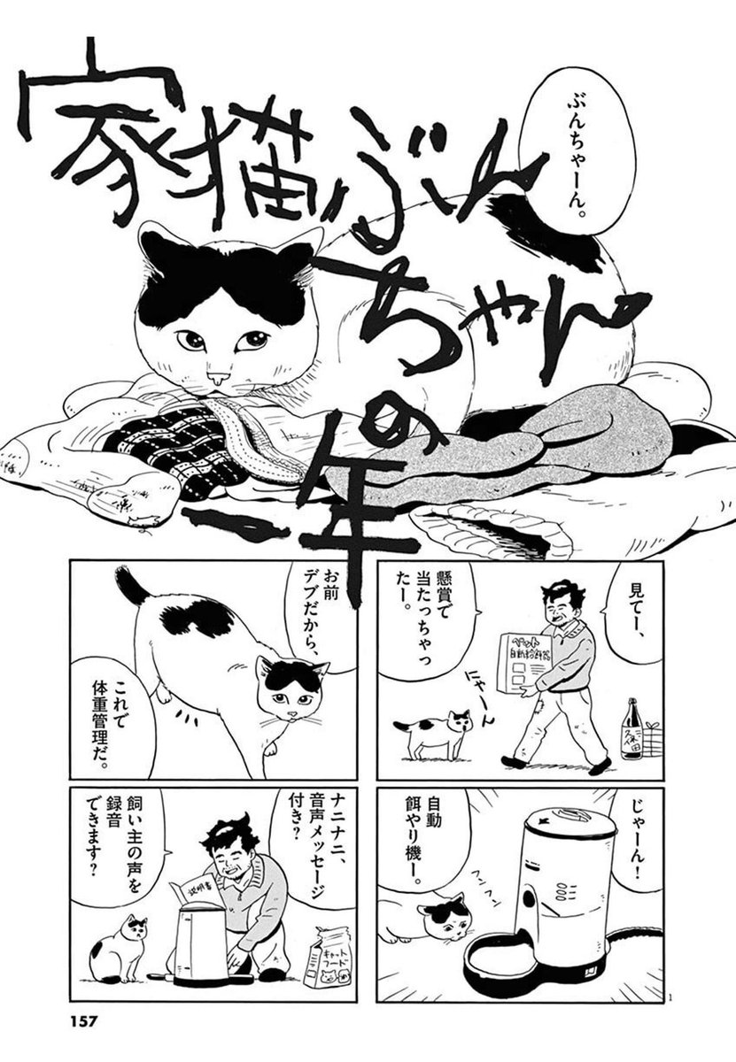 中野 Na Tviteru 休日ジャンクション という短編集に収録されてる 家猫ぶんちゃんの一年 は凄いぞ T Co 5cxynnrcgt 飼い主の独身男性が突然死して そこから始まるぶんちゃんの孤独な一年 この画像だけで辛いけど ぜひ猫が好きなら読んでほしい 読ま